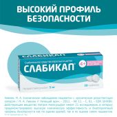 Слабикап таблетки 5мг № 50 №7