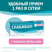 Слабикап таблетки 5мг № 20 №3