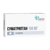 Суматриптан таб.п/о плен. 100мг №10