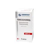 Темозоломид капс 100мг №5 №2