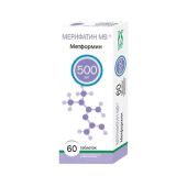 Мерифатин МВ таб.п/о плен. 500мг №60