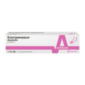 Клотримазол-Акрихин мазь 1% 20г