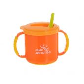 Мир детства поильник с ручками выдвижной носик 200мл 17009 №3