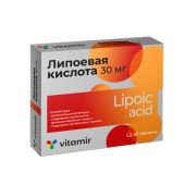 Липоевая кислота таб. 30мг №60 Витамир