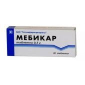 Мебикар таб. 300мг №20
