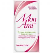 Тест-полоска для определения беременности Мон Ами
