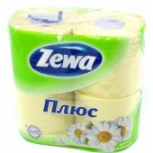Зева бумага туалетная двухслойная ромашка №4
