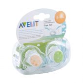 Филипс Авент пустышка Фри Флоу силикон от 6 до 18мес. № 2 8640