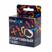Кинексиб Спорт Тейп бинт нестерильный адгезивный стягиваяющий цвет черный 9,1м x 3,8см №1 №2