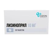 Лизиноприл таб. 10мг №20