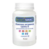 Благомакс Комплекс Витаминов группы В 150мг капсулы № 90 БАД