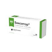 Бикситор таблетки покрытые оболочкой пленочной 60мг № 30 №3