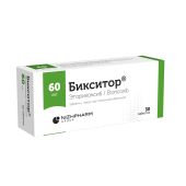Бикситор таблетки покрытые оболочкой пленочной 60мг № 30 №2