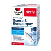Доппельгерц Актив Омега-3 Концентрат капсулы 1321,91мг № 60