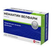 Мемантин Велфарм таб.п/о плен. 10мг №30