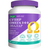 Эвалар Супер омега 3-6-9 капс. 1,2г №80/БАД