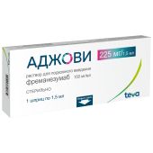 Аджови р-р для п/к введ. 150мг/мл 1,5мл шприц №1 №2