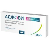 Аджови р-р для п/к введ. 150мг/мл 1,5мл шприц №1