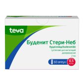 Буденит Стери-Неб сусп.для ингал. 0,5мг/мл амп. 2 мл №60 №3