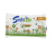 СофтЛайф салфетки влажные Зеттек алоэ вера № 10