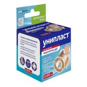 Унипласт пластырь натуральная ткань 5х500см