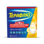 Терафлю экстра лимон порошок для приготовления раствора №10 №2
