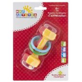 Мир детства игрушка-погремушка Гантелька 21309