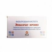 Энкорат Хроно таб.с контролир.высвоб. п/о плен. 500мг №30