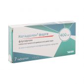 Катадолон форте таблетки пролонгированного действия 400мг № 7 №2