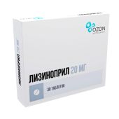Лизиноприл таб. 20мг №30