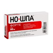 Но-шпа форте таб. 80мг №24 №3