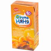 ФрутоНяня компот смесь фруктов/изюм 200мл