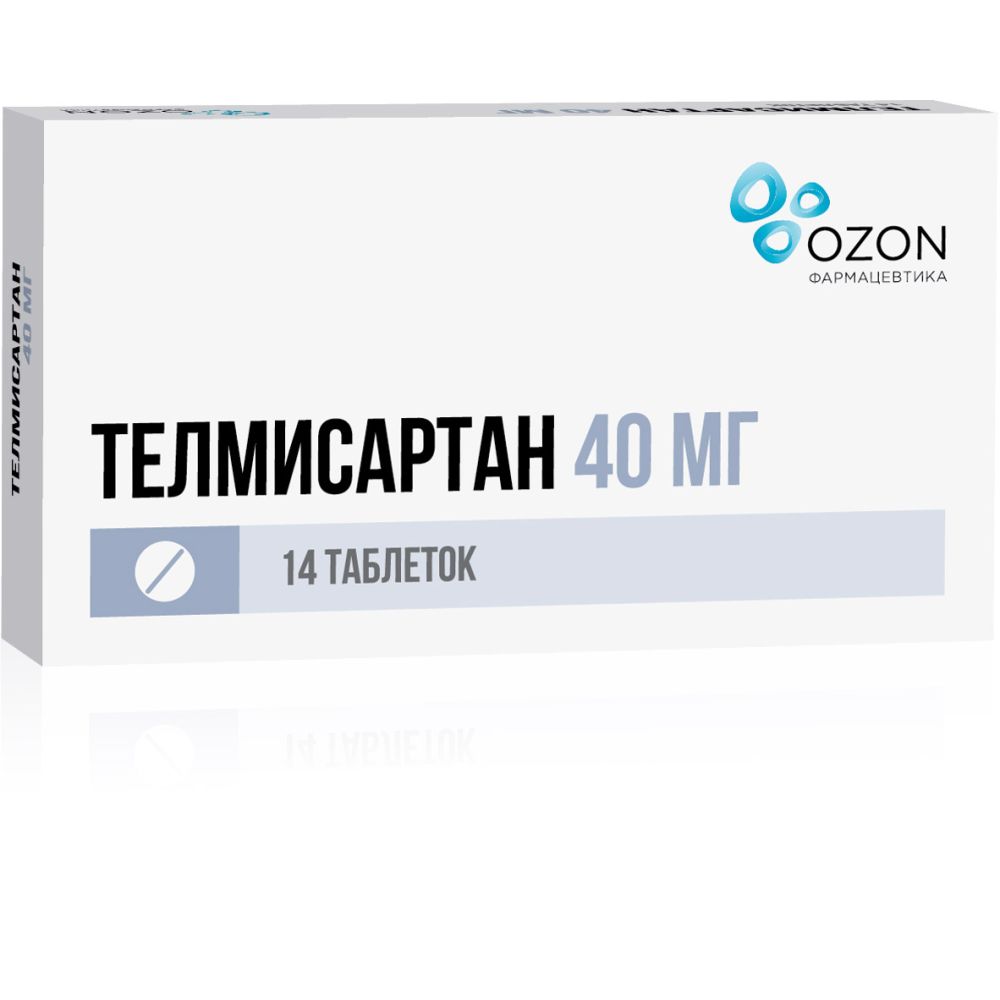 Телмисартан таб. 40мг №14 – купить в аптеке по цене 264,00 руб в Москве.  Телмисартан таб. 40мг №14: инструкция по применению, отзывы, код товара:  106111