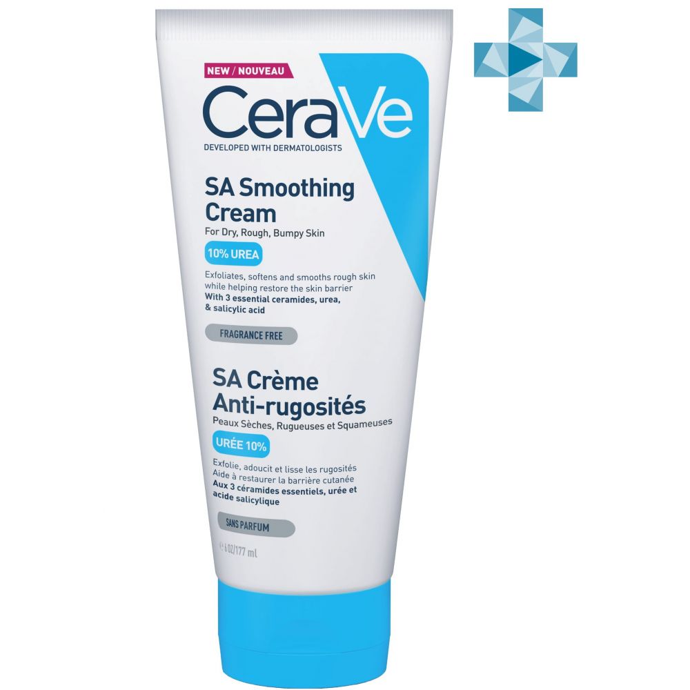 Cerave для кожи. CERAVE Smoothing Cream Anti-rugosites. Крем CERAVE sa Smoothing Cream. CERAVE крем 177 мл. CERAVE смягчающий крем для сухой огрубевшей.