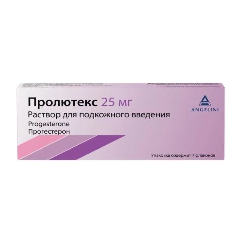 Пролютекс р-р п/к 25мг 1,112мл №7 – купить в аптеке по цене 8 790,00 руб в  Москве. Пролютекс р-р п/к 25мг 1,112мл №7: инструкция по применению,  отзывы, код товара: 123866