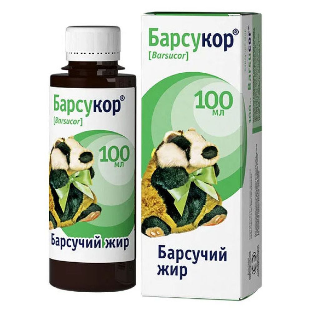 Барсукор Барсучий жир 100мл – купить в аптеке по цене 433,00 руб в Москве.  Барсукор Барсучий жир 100мл: инструкция по применению, отзывы, код товара:  15459