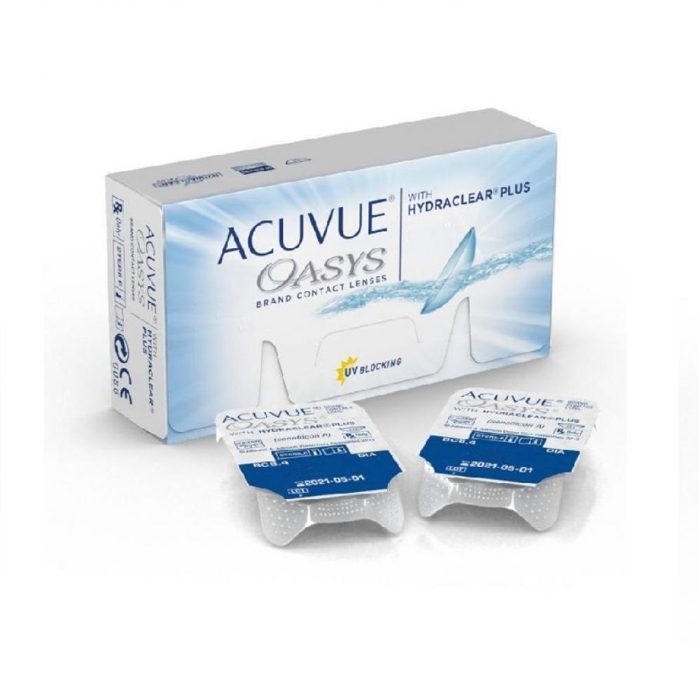 Хорошие двухнедельные линзы. Линзы Acuvue Oasys. Acuvue Oasys 12 шт. Контактные линзы Acuvue Oasys with Hydraclear Plus. Acuvue Oasys with Hydraclear Plus, 12 шт., r 8,4, d -1,75.