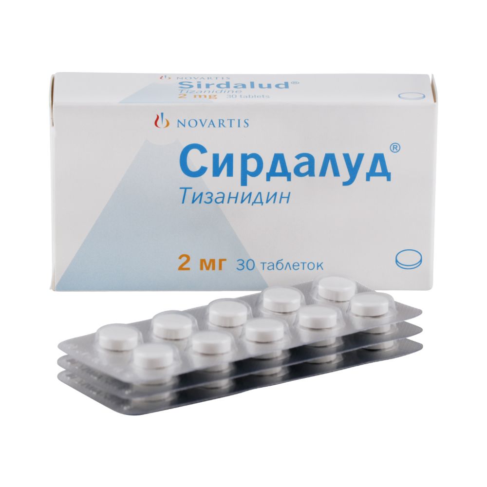Сирдалуд таб. 2мг №30 – купить в аптеке по цене 200,00 руб в Москве.  Сирдалуд таб. 2мг №30: инструкция по применению, отзывы, код товара: 1687