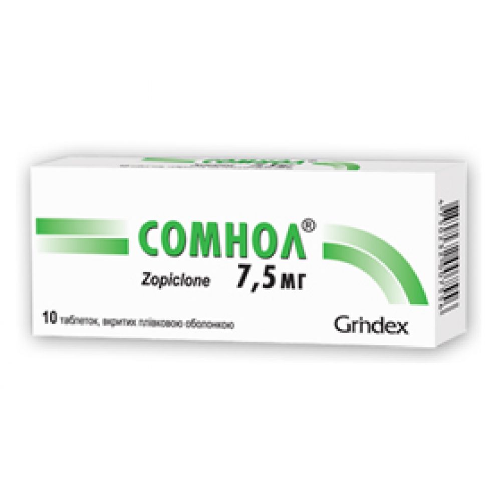Сомнол таб.п/о 7,5мг №10 – купить в аптеке по цене 148,00 руб в Москве.  Сомнол таб.п/о 7,5мг №10: инструкция по применению, отзывы, код товара: 3197