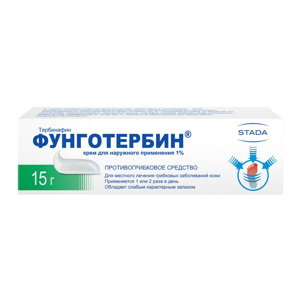 Фунготербин крем 1% 15г – купить в аптеке по цене 489,00 руб в Москве.  Фунготербин крем 1% 15г: инструкция по применению, отзывы, код товара: 3218