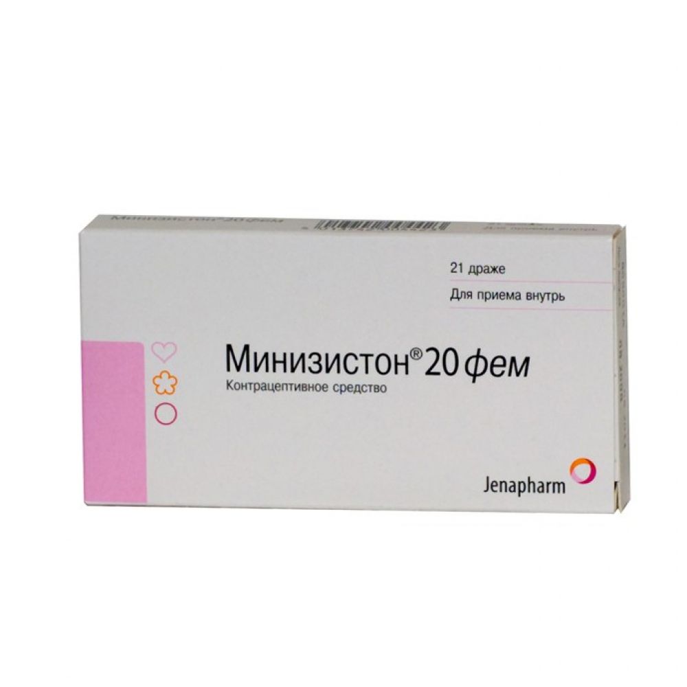 Минизистон 20 фем таб.п/о плен. №21 – купить в аптеке по цене 668,00 руб в  Забайкальске. Минизистон 20 фем таб.п/о плен. №21: инструкция по  применению, отзывы, код товара: 32814