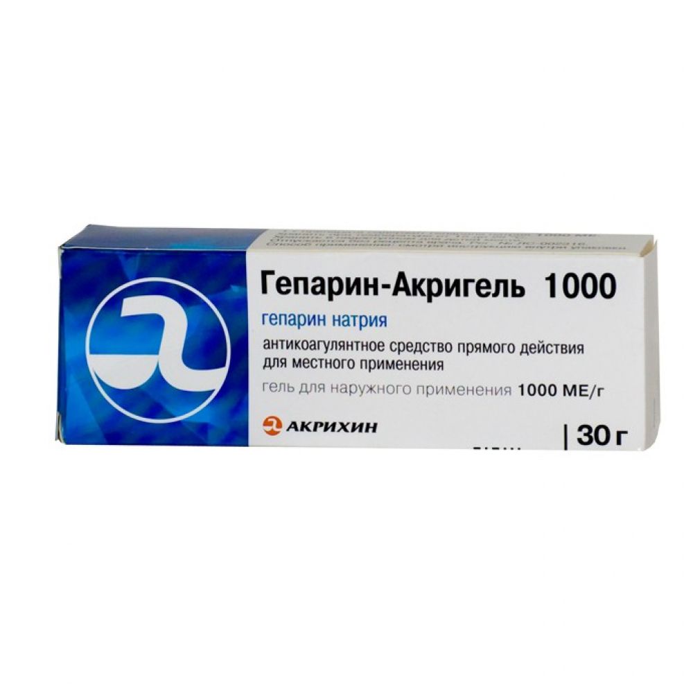 Гепарин акрихин 1000 инструкция по применению. Гепарин-акригель 1000. Акрихин 1000 гель. Гепарин натрия Акрихин 1000. Гепариновый гель 1000.