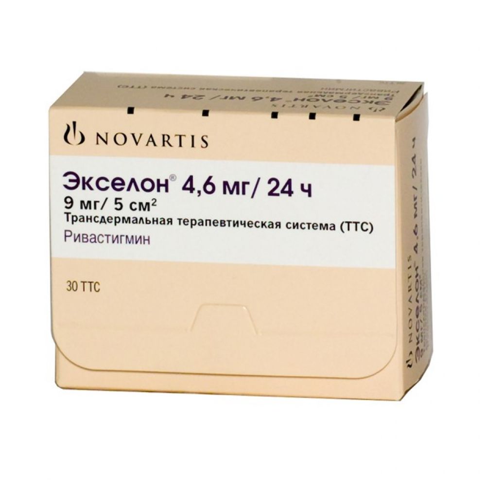 Экселон терапевт.система трансдерм. 4,6мг/сут №30 – купить в аптеке по цене  1 799,00 руб в Москве. Экселон терапевт.система трансдерм. 4,6мг/сут №30:  инструкция по применению, отзывы, код товара: 42005