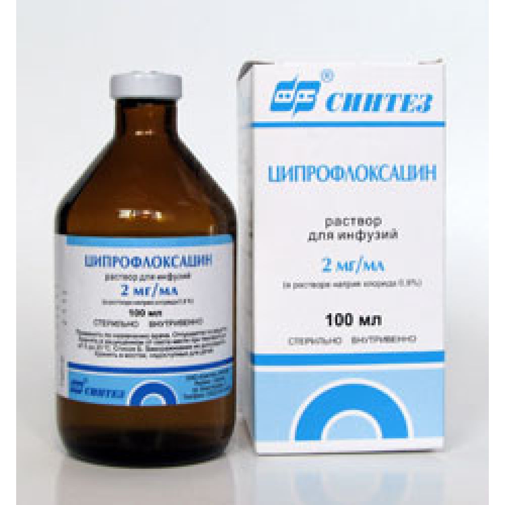 Ципрофлоксацин (Ciprofloxacinum) описание