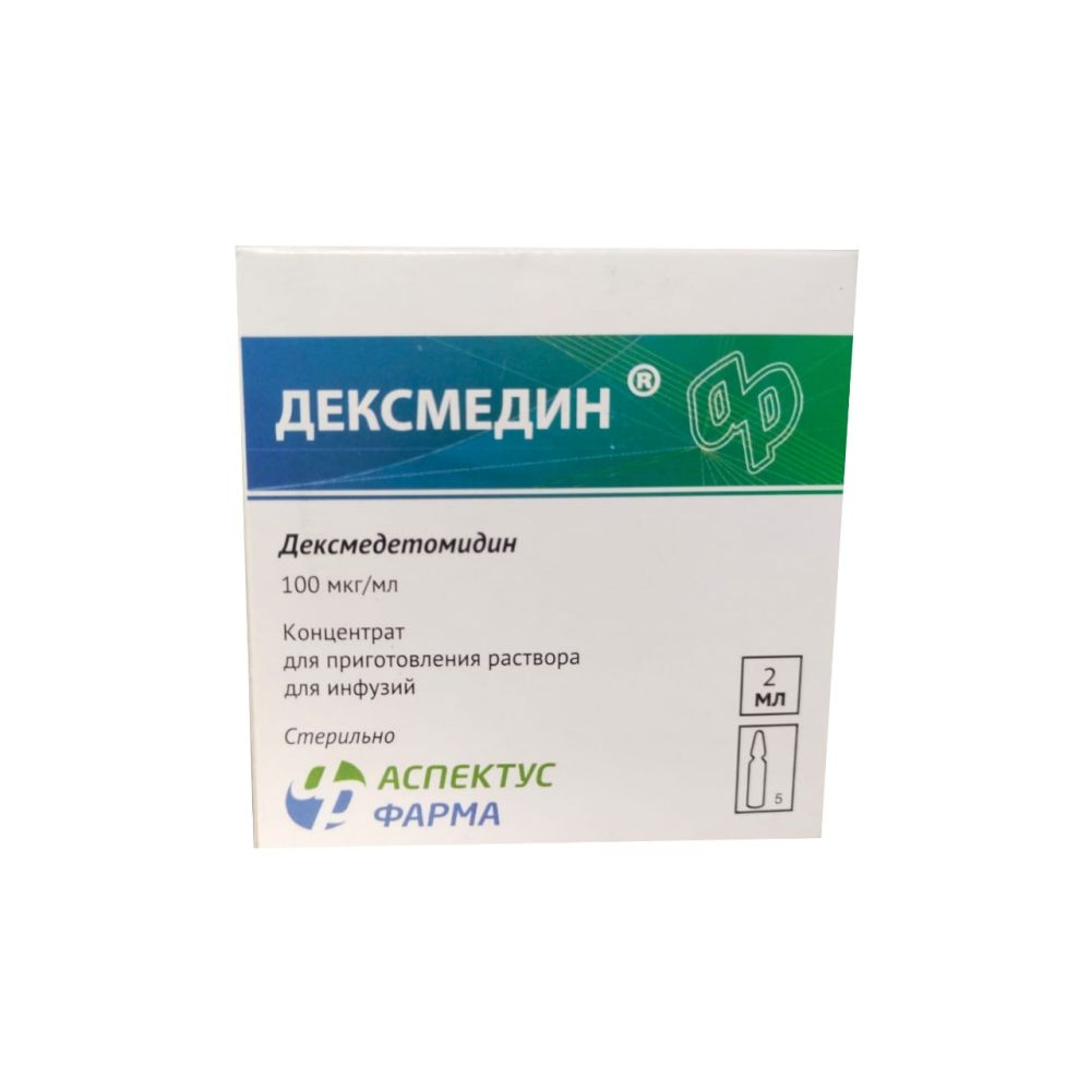 Дексмедин конц.для приг.р-ра для инф.100мкг/мл амп. 2мл №5 – купить в  аптеке по цене 100,00 руб в Забайкальске. Дексмедин конц.для приг.р-ра для  инф.100мкг/мл амп. 2мл №5: инструкция по применению, отзывы, код товара: