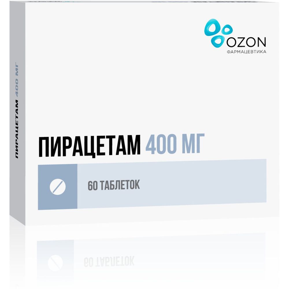 Пирацетам таб.п/о 400мг №60 – купить в аптеке по цене 89,00 руб в Москве.  Пирацетам таб.п/о 400мг №60: инструкция по применению, отзывы, код товара:  52609
