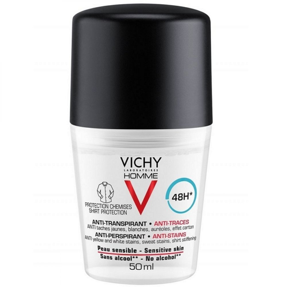 Антиперспирант Vichy 48h. Дезодорант Vichy мужской 48. Дезодорант Vichy homme 48hr Deodorant Anti-Marks 50 мл. Антиперспирант "Vichy homme" 50 мл.