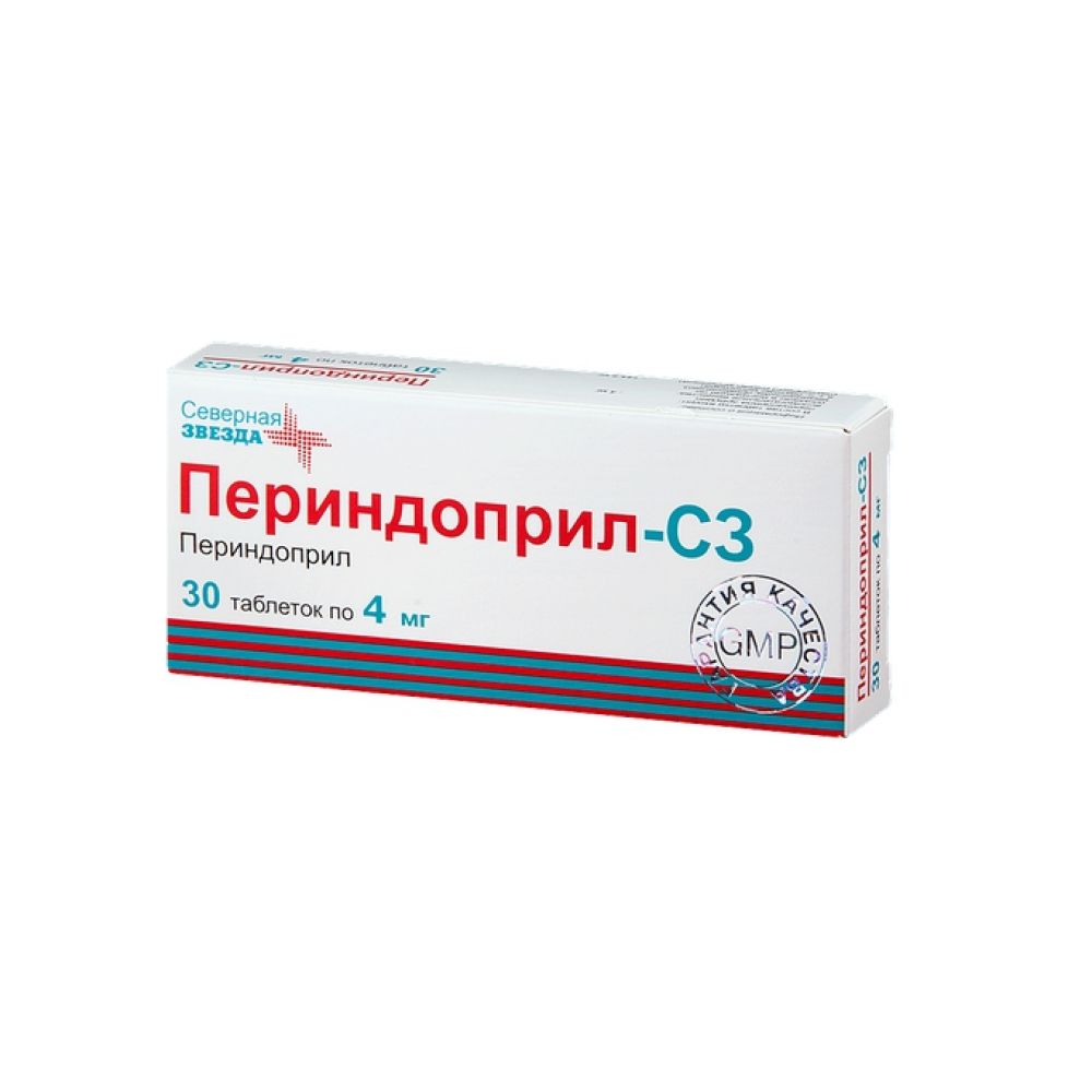 Периндоприл таб. 4мг №30 – купить в аптеке по цене 208,00 руб в Москве.  Периндоприл таб. 4мг №30: инструкция по применению, отзывы, код товара:  72739