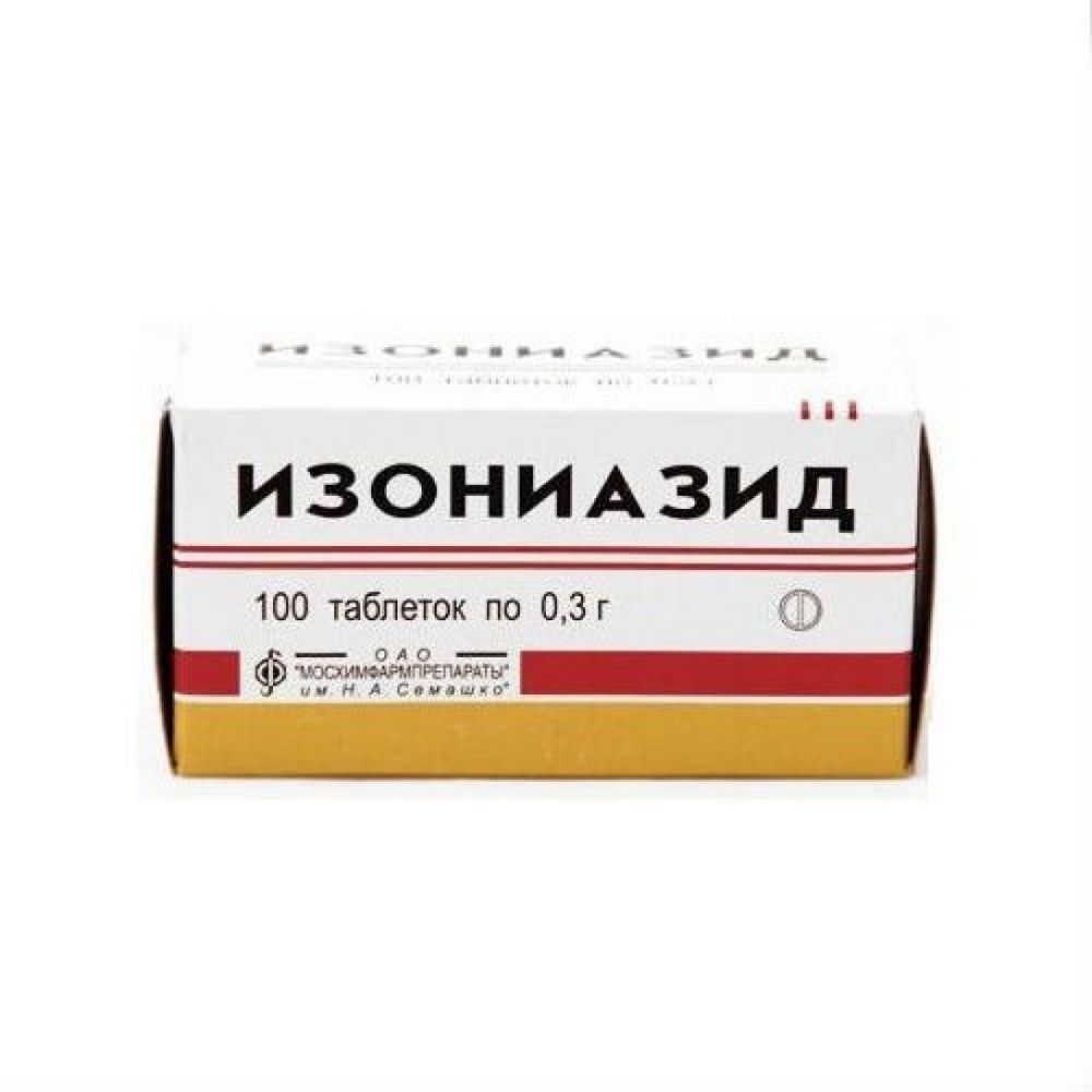 Изониазид таб. 300мг №100 – купить в аптеке по цене 82,50 руб в Москве.  Изониазид таб. 300мг №100: инструкция по применению, отзывы, код товара: 761