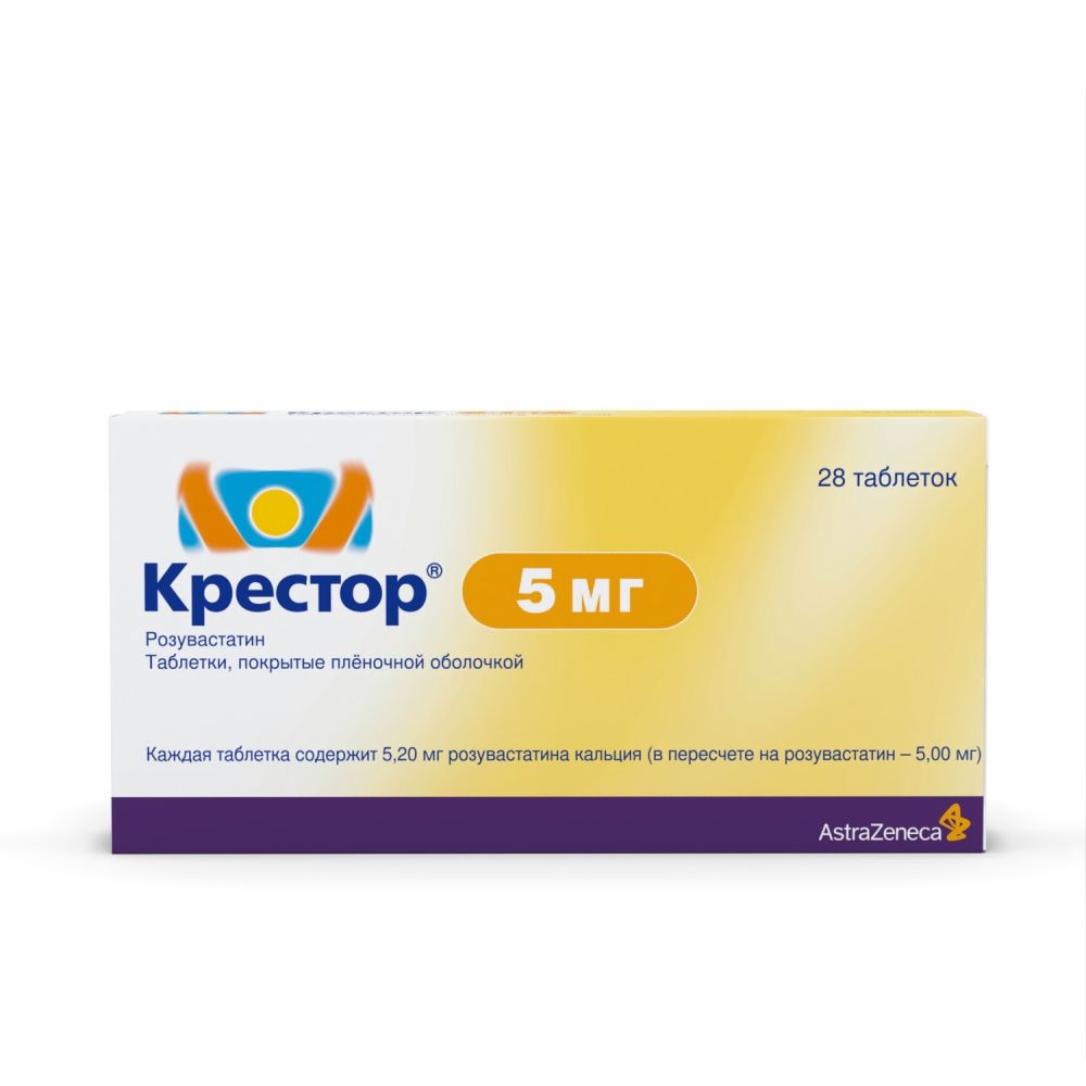 Крестор таб. 5мг №28 – купить в аптеке по цене 1 966,00 руб в Москве.  Крестор таб. 5мг №28: инструкция по применению, отзывы, код товара: 79425